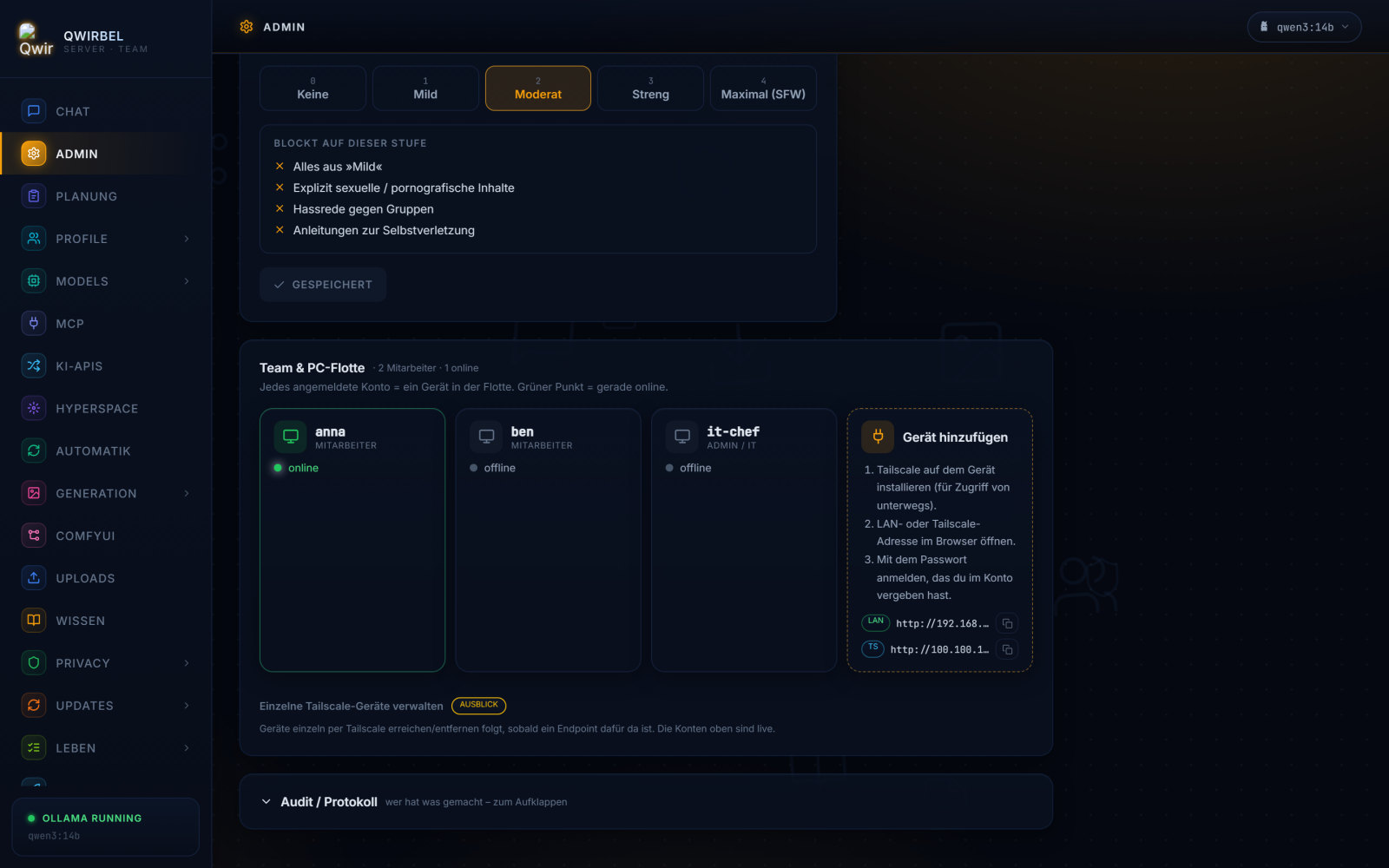 PC-Flotte (Server)