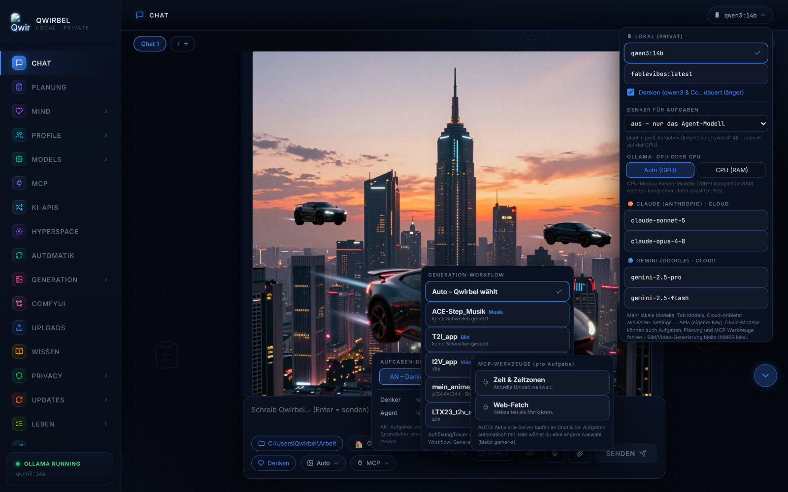 Medien-Workflows im Chat